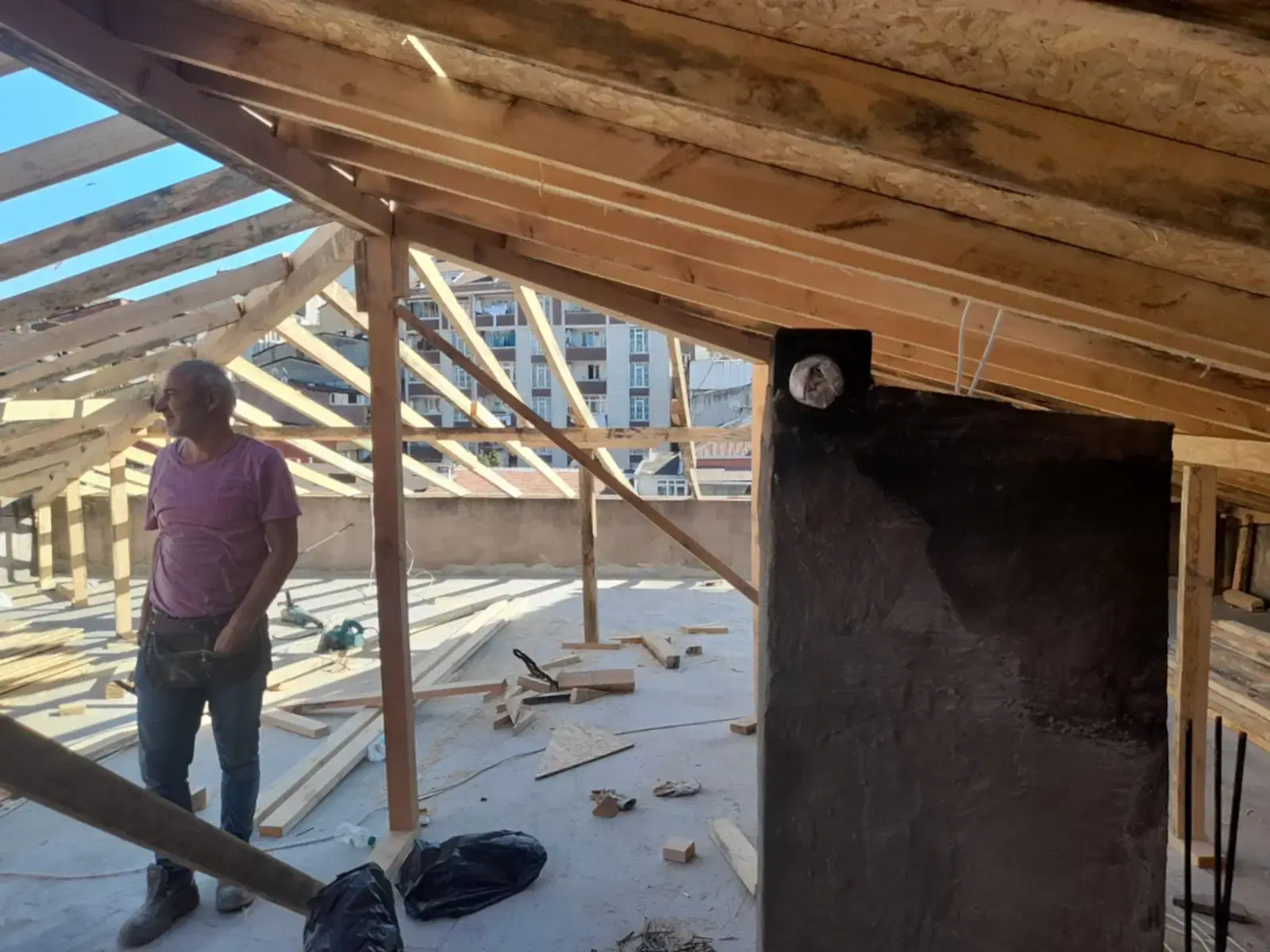 Gaziosmanpaşa Ahşap Çatı Yapımı